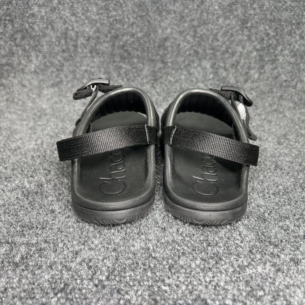 Chaco Chillos Sport Straps Sandals Youth Size 1 Black Athletic Outdoor Flip Flop